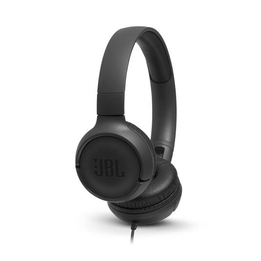 JBL Tune 500 - Black - Wired on-ear headphones - Hero image number null