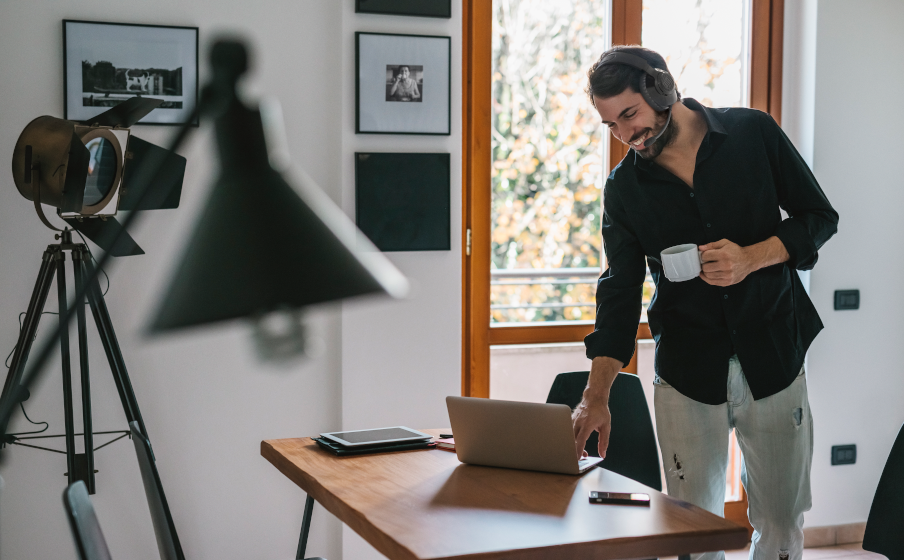 JBL Free WFH Wireless Abnehmbares Mikrofon mit Sprachfokus und Noise-Cancelling - Image