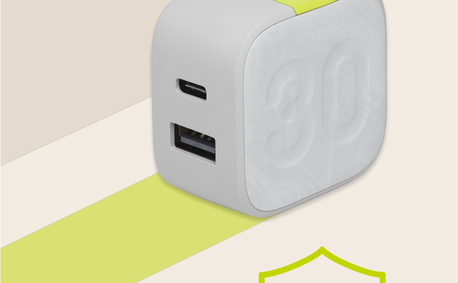 InstantCharger 30W 2 USB Erweiterte Sicherheit und Zuverlässigkeit - Image
