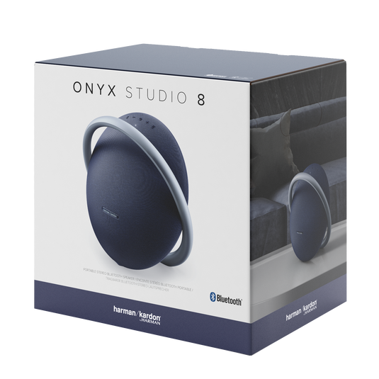 Harman Kardon Onyx Studio 8 - Blue - Portable stereo Bluetooth speaker - Detailshot 2 image number null