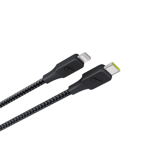 InstantConnect USB-C to Lightning - Black - 20W PD fast charging cable for iPhone® and iPad® - Detailshot 4 image number null