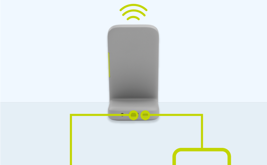 InstantStation Wireless Stand Chargement simultané de trois appareils - Image