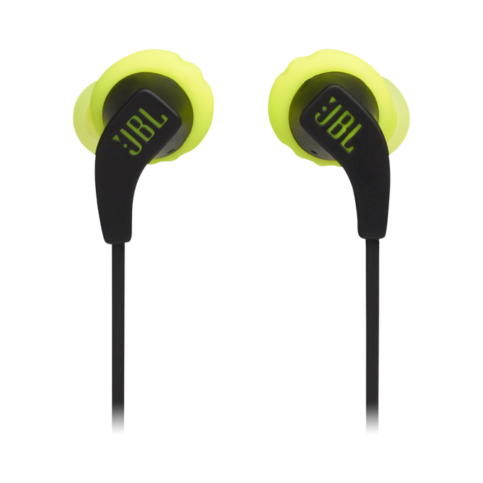 JBL Endurance RUNBT - Green - Sweatproof Wireless In-Ear Sport Headphones - Front image number null