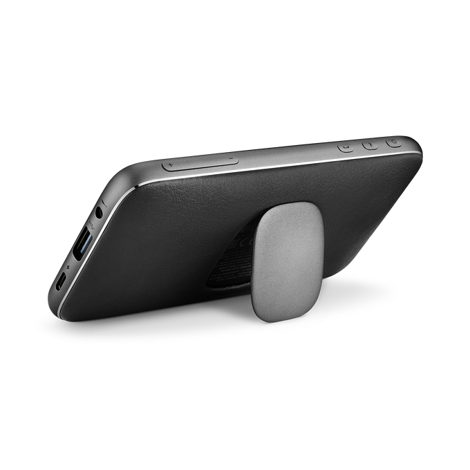Harman Kardon Esquire Mini 2 - Black - Ultra-slim and portable premium Bluetooth Speaker - Back image number null