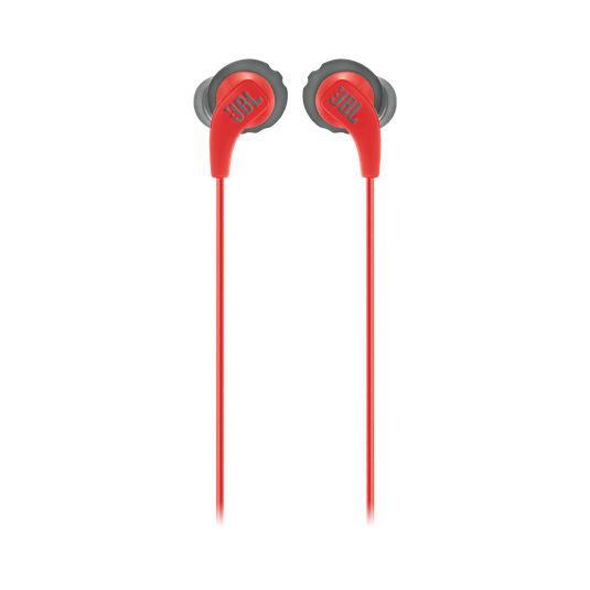 JBL Endurance RUN - Red - Sweatproof Wired Sport In-Ear Headphones - Front image number null