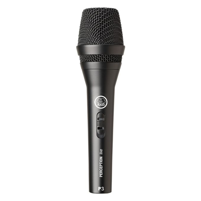 P3 S - Black - High-performance dynamic microphone with on/off switch - Hero image number null