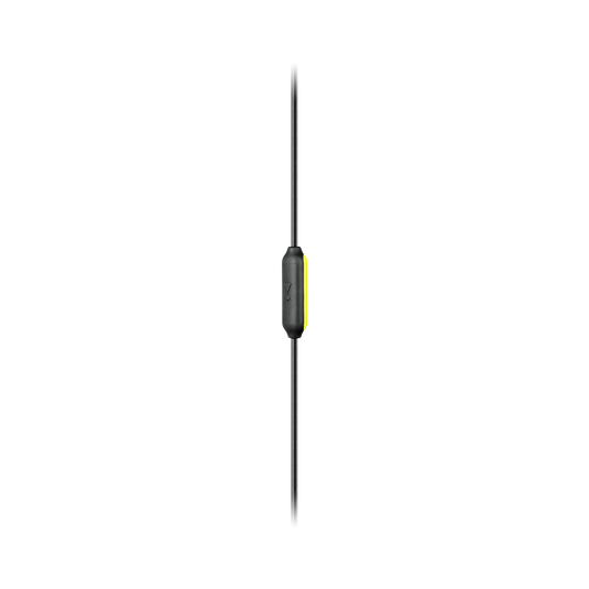 JBL Endurance RUN - Yellow - Sweatproof Wired Sport In-Ear Headphones - Detailshot 2 image number null