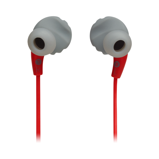 JBL Endurance RUNBT - Red - Sweatproof Wireless In-Ear Sport Headphones - Back image number null
