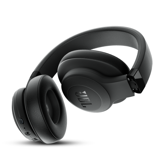 JBL E500BT - Black - Wireless over-ear headphones - Back image number null