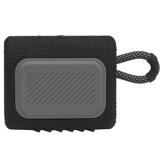 JBL Go 3 - Black - Portable Waterproof Speaker - Back image number null