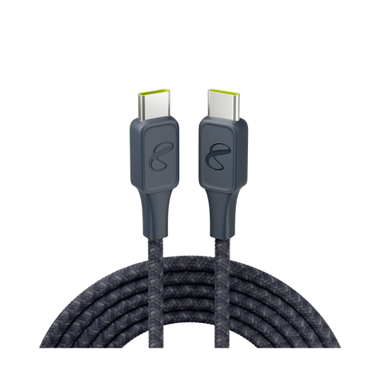 InstantConnect USB-C to USB-C - Blue - 100W PD ultra-fast charging cable for USB-C device - Hero image number null