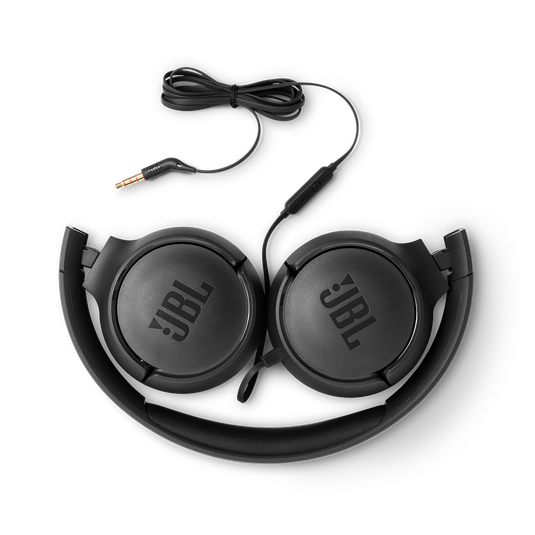 JBL Tune 500 - Black - Wired on-ear headphones - Detailshot 1 image number null