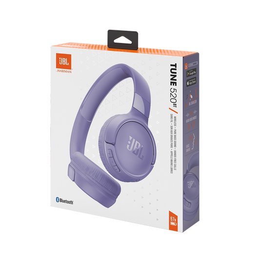 JBL Tune 520BT - Purple - Wireless on-ear headphones - Detailshot 10 image number null