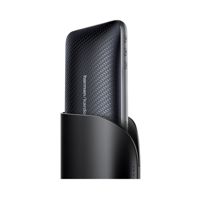 Harman Kardon Esquire Mini 2 - Black - Ultra-slim and portable premium Bluetooth Speaker - Detailshot 1 image number null