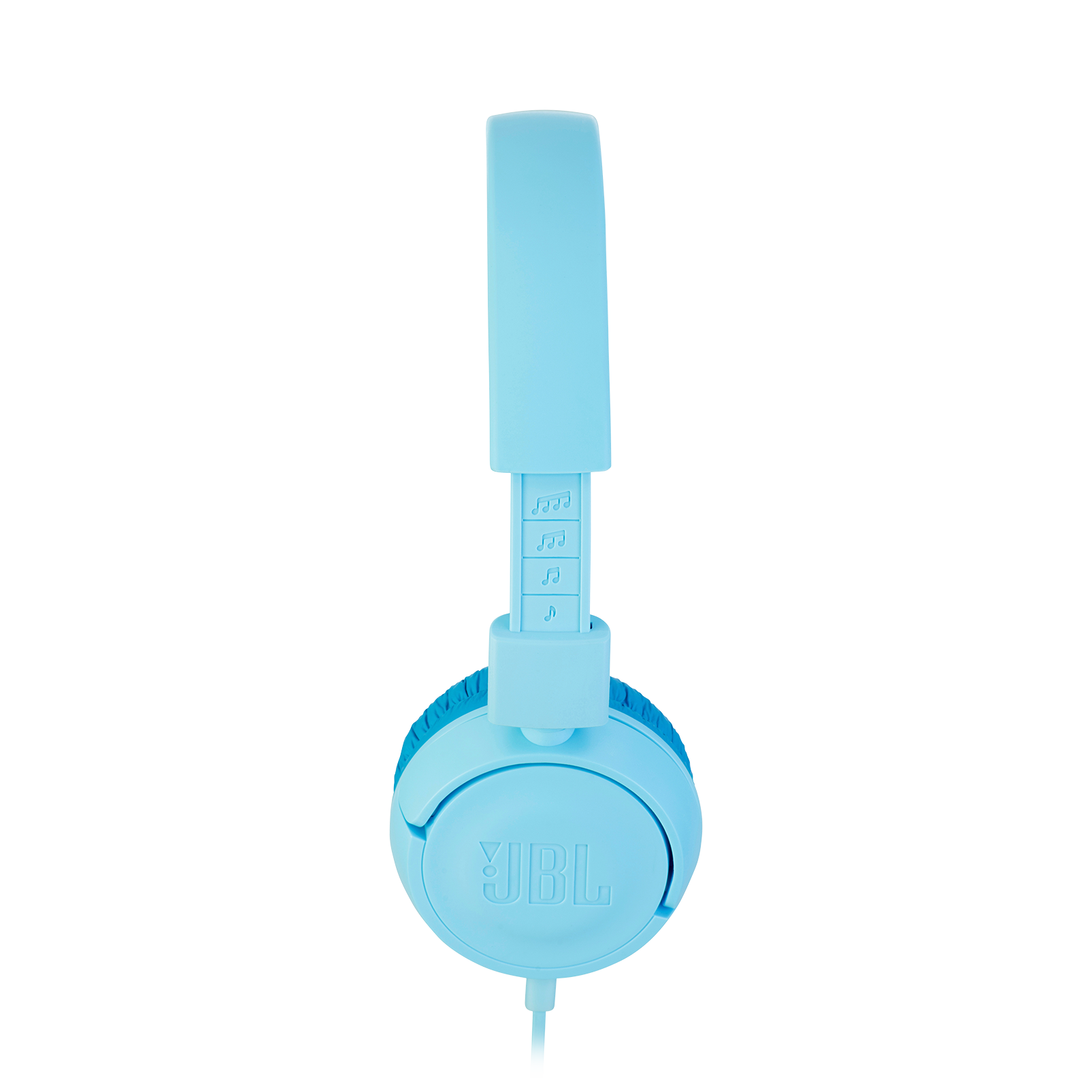 JBL JR300 - Ice Blue - Kids on-ear Headphones - Detailshot 2
