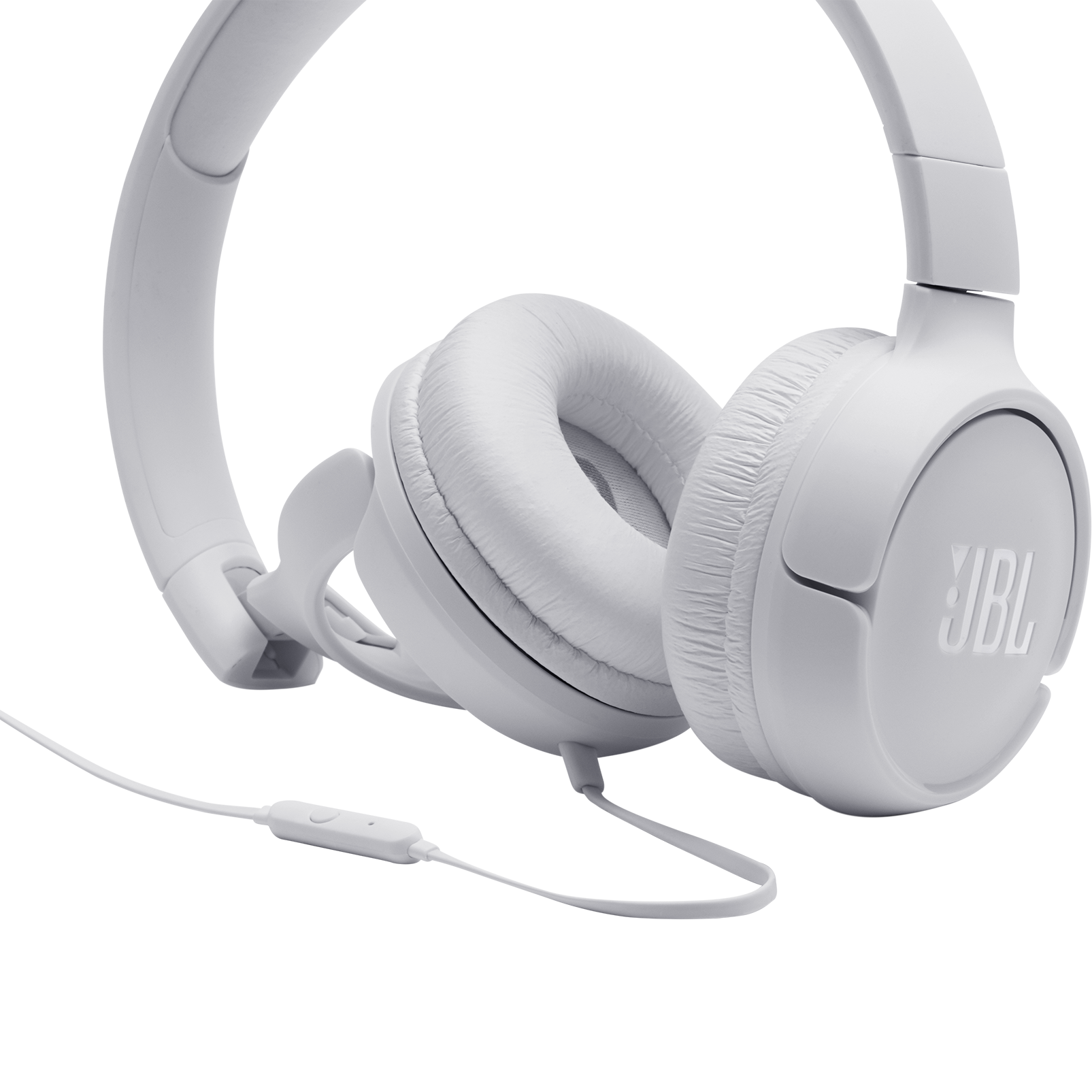 JBL Tune 500 - White - Wired on-ear headphones - Detailshot 3