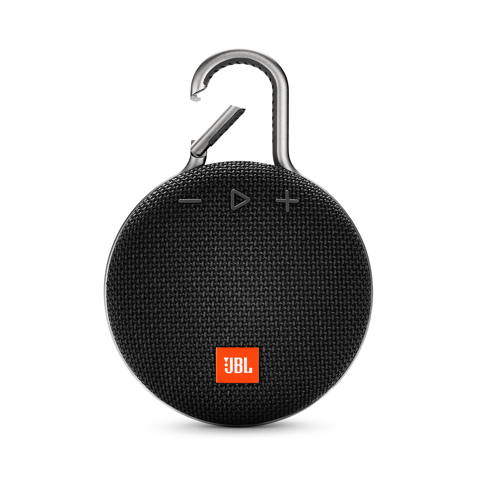 JBL Clip 3 - Midnight Black - Portable Bluetooth® speaker - Front