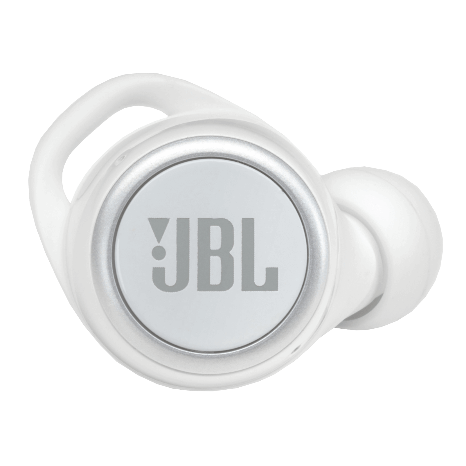 JBL Live 300TWS - White Gloss - True wireless earbuds - Detailshot 1