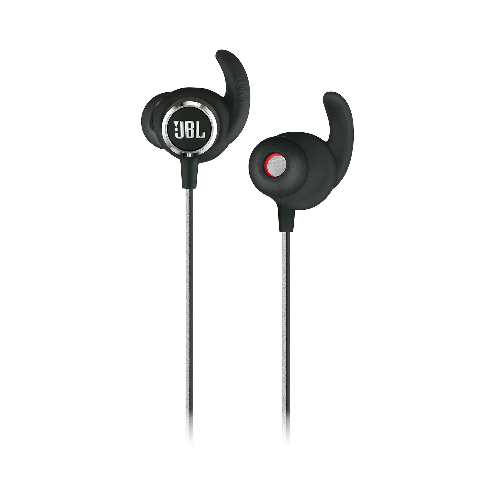 JBL REFLECT MINI 2 - Black - Lightweight Wireless Sport Headphones - Detailshot 1