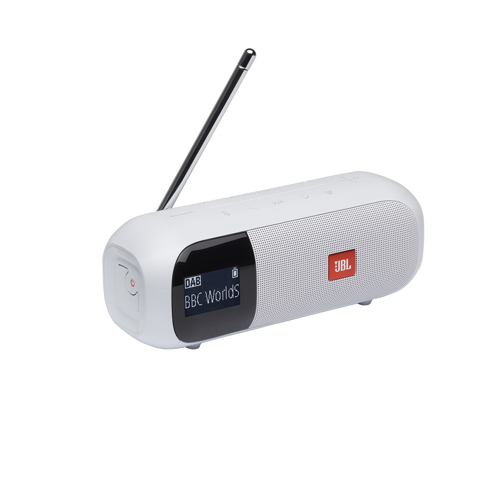 JBL Tuner 2 - White - Portable DAB/DAB+/FM radio with Bluetooth - Hero