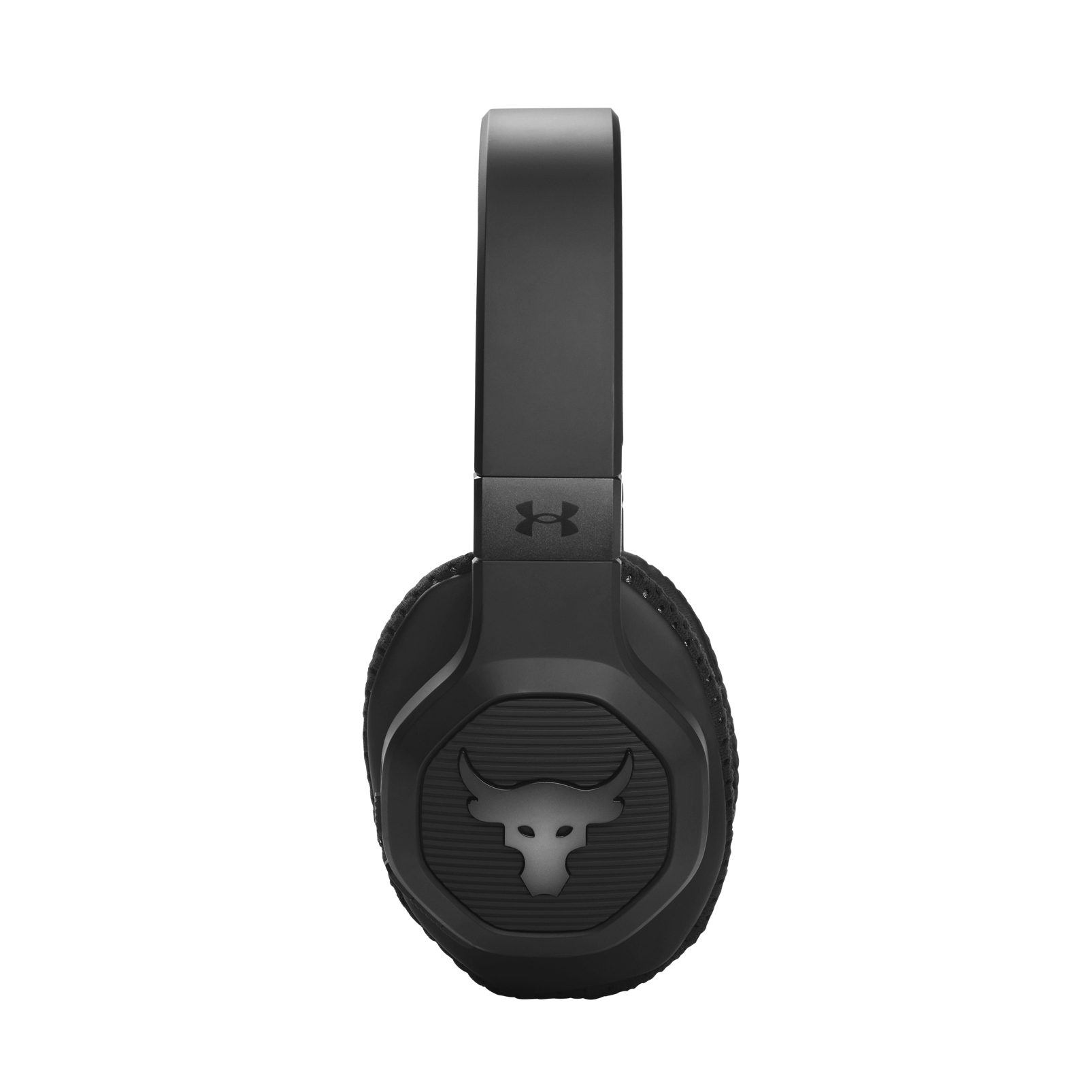UA Project Rock Over-Ear Training Headphones - Engineered by JBL - Black - Over-Ear ANC Sport Headphones - Detailshot 4