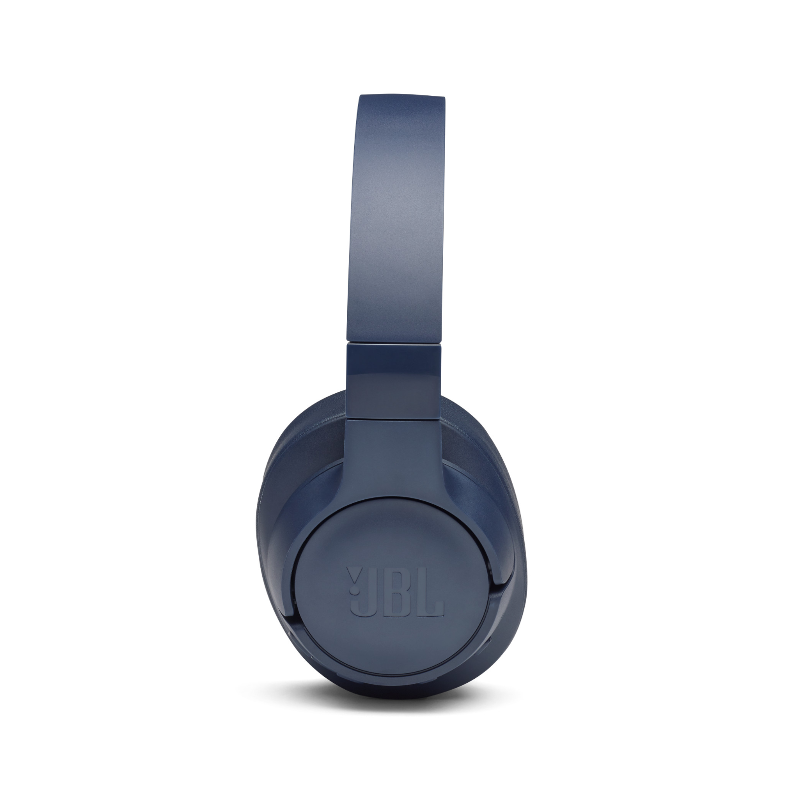 JBL Tune 750BTNC - Blue - Wireless Over-Ear ANC Headphones - Left