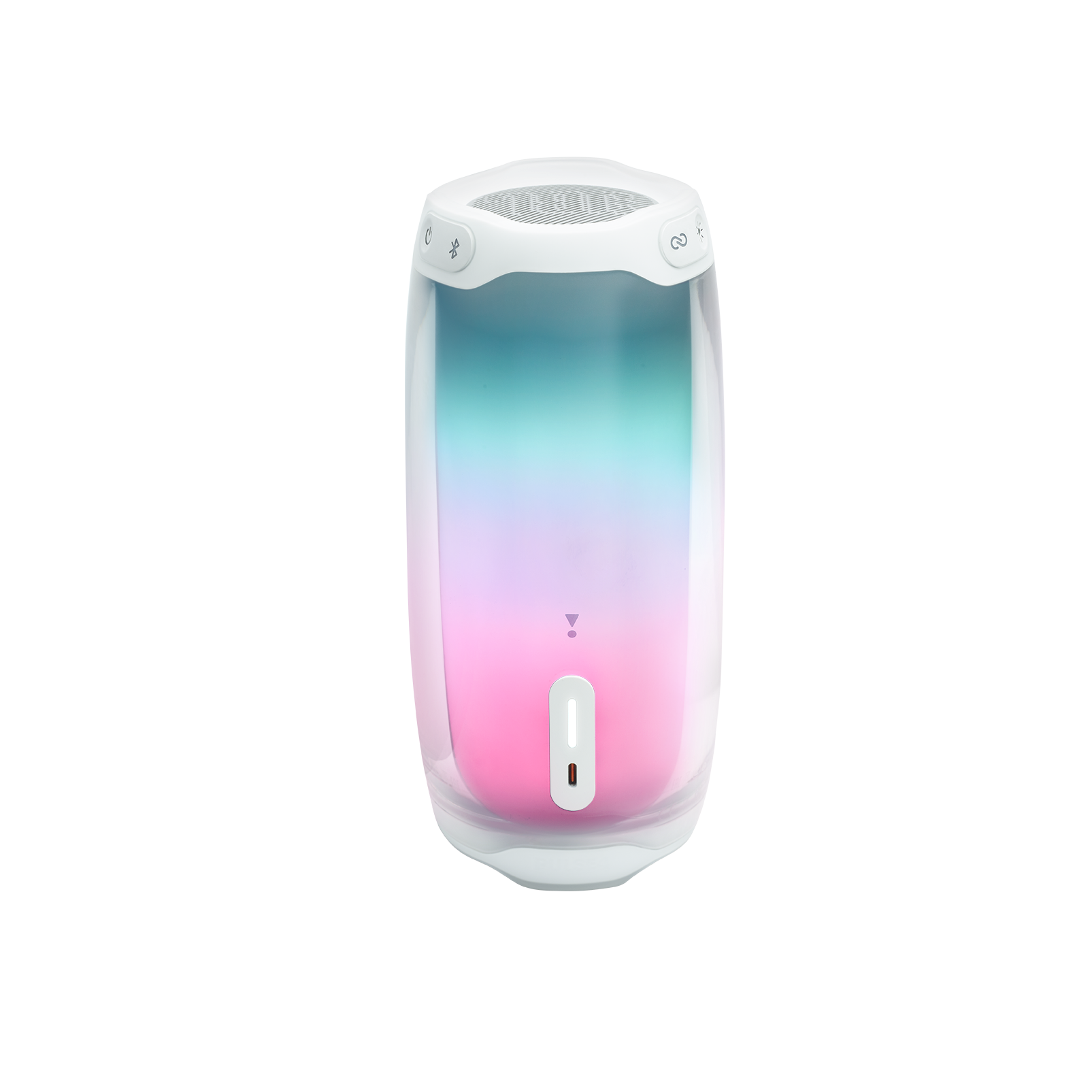 JBL Pulse 4 - White - Portable Bluetooth Speaker - Back