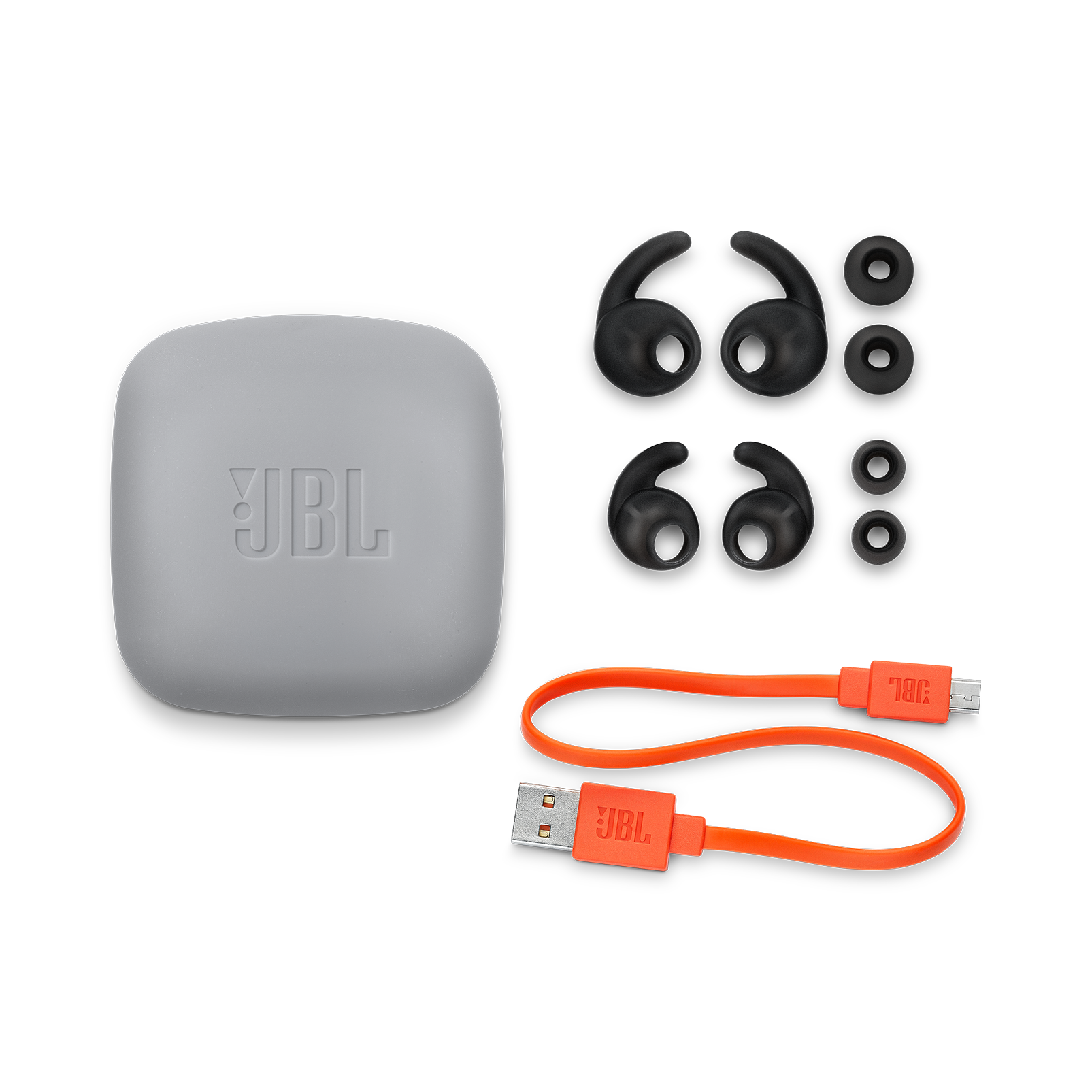 JBL REFLECT MINI 2 - Black - Lightweight Wireless Sport Headphones - Detailshot 5